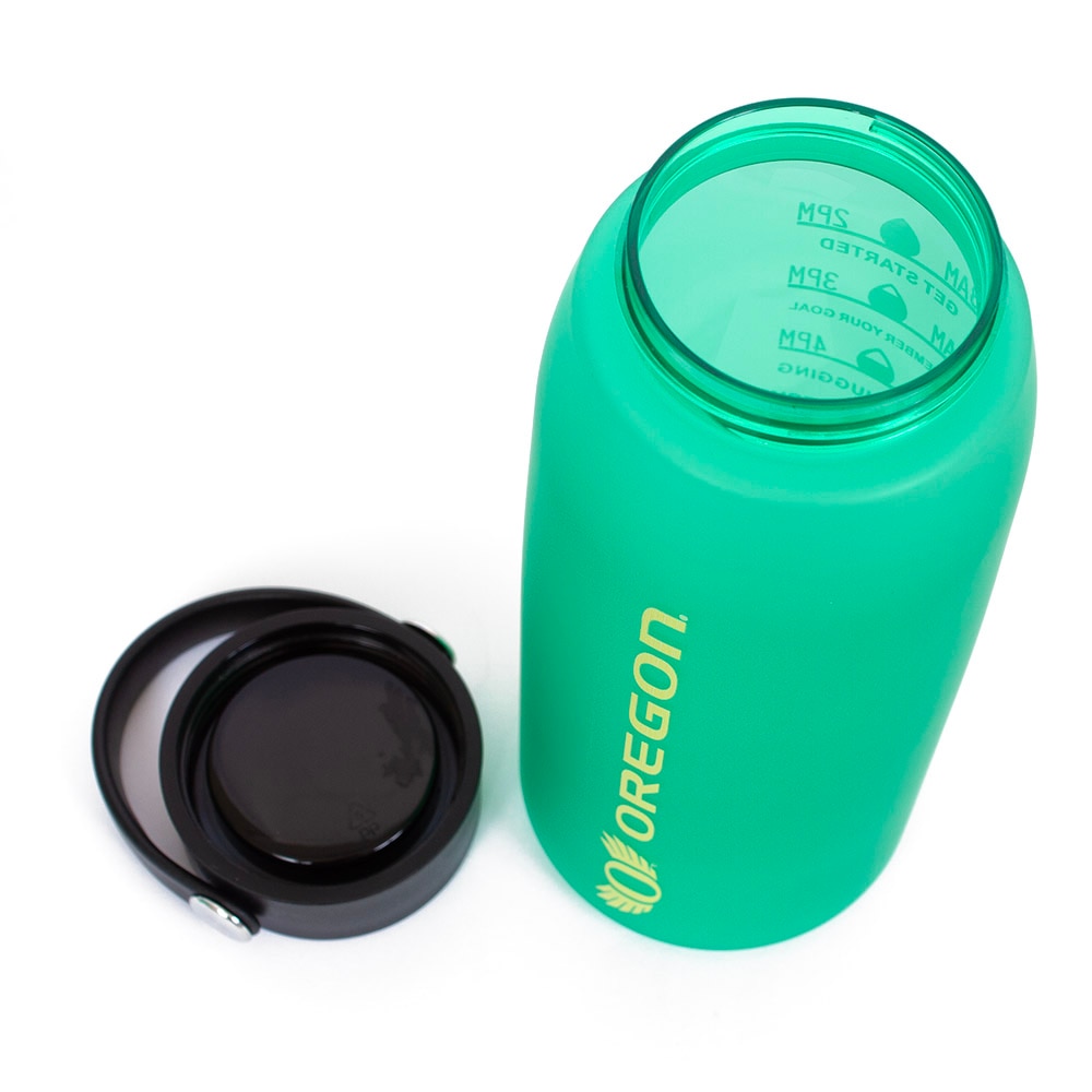 O Wings, Fanatic Group, Green, Water Bottles, Plastic, Home & Auto, 40 ounce, Handle, Oregon design, 942055